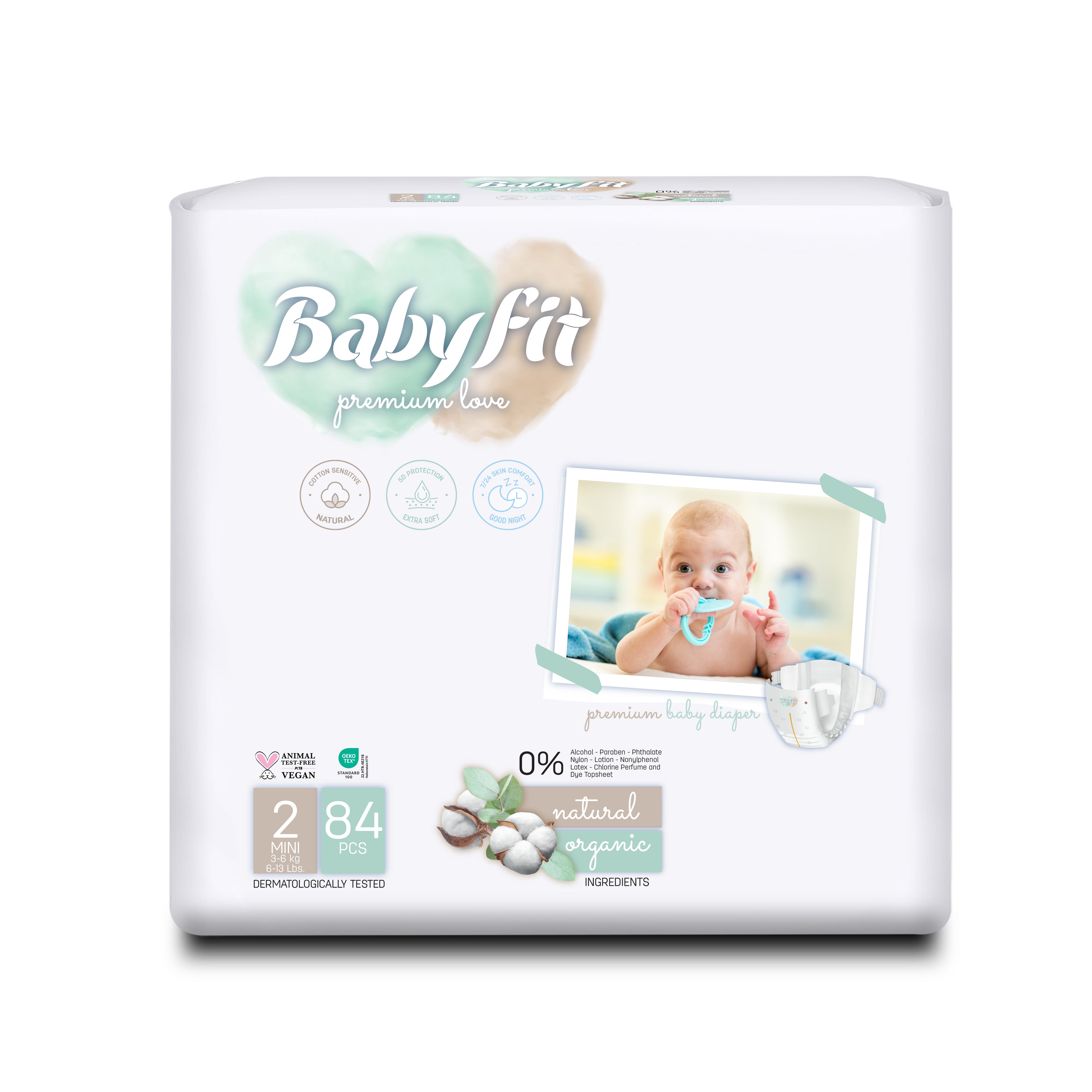 SCUTECE BEBELUSI, NOU NASCUTI ECO BABY FIT 2 , 3-6 KG