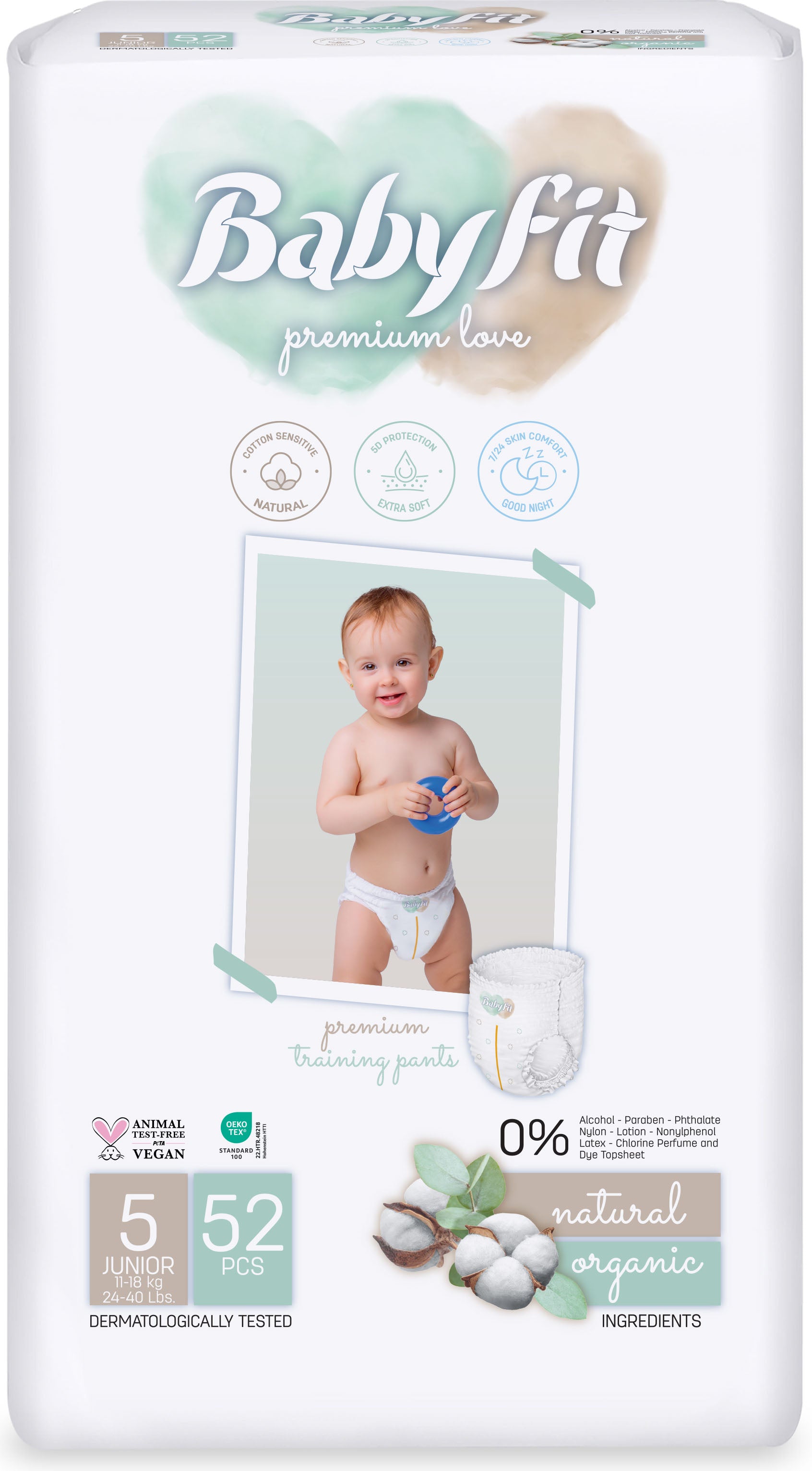 SCUTEC BEBELUSI TIP CHILOT, PANTS ECO BABY FIT 5, 11-18 KG