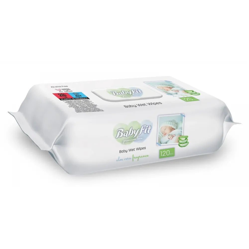 SERVETELE UMEDE CU ALOE VERA BABY FIT X 120 BUC